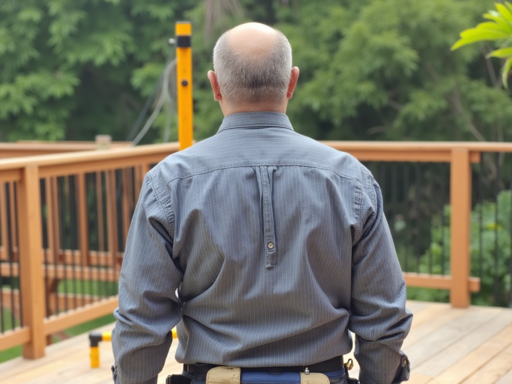 Checking for a level deck and rotting joists
New Zealand